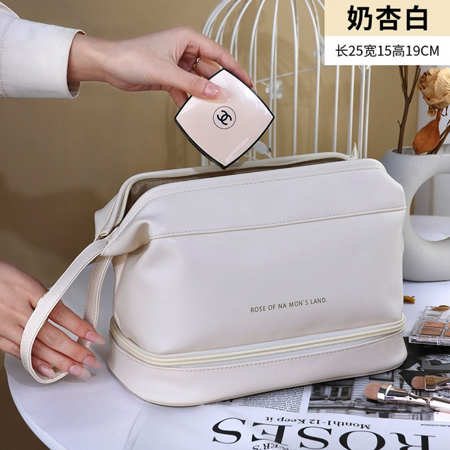 【雙層加厚加大】雲朵化妝包 加厚加大高品質大容量雙層化妝收納袋