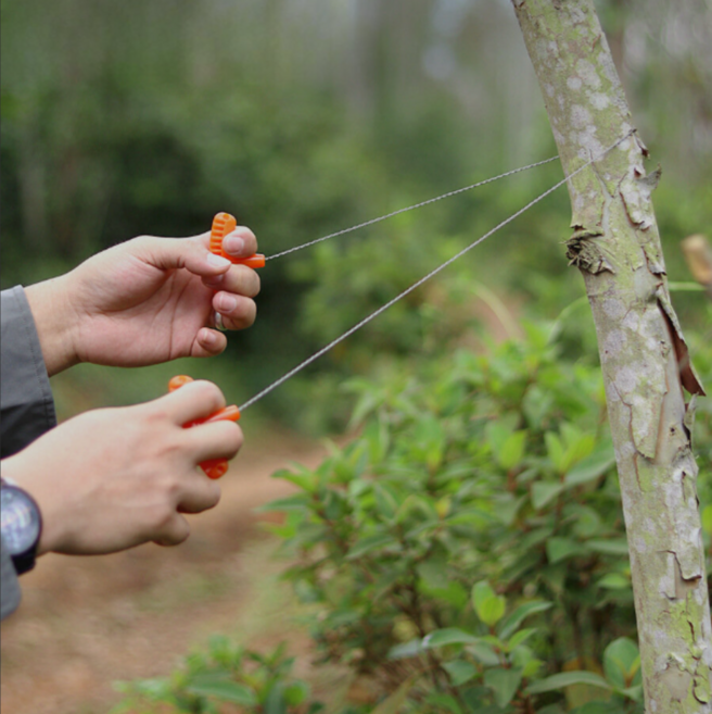 스프링멜론 와이어 줄톱 캠핑 아웃도어 실톱 공구, 1개, 본상품선택