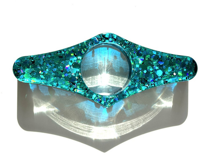 ARTD 아트디 별빛 독서링 엄지 책갈피, 1개, 청록별빛