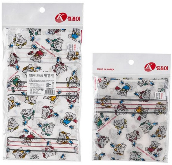 어린이 때밀이 친환경 바디 유아 아동 때밀이 목욕 타올 목욕타올 비누 용품, 소 2P