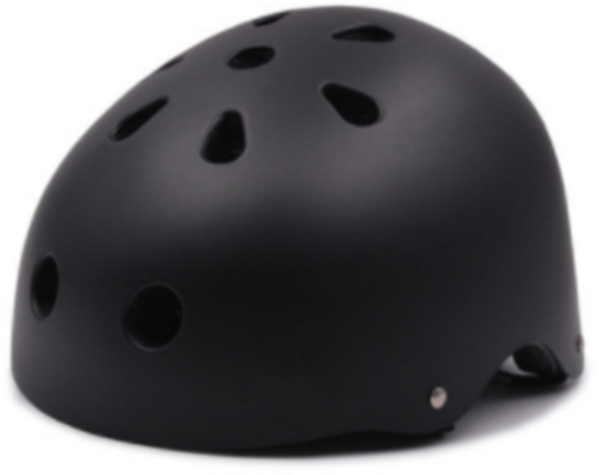 어린이용 어반 자전거 헬멧 전동 킥보드 인라인 롤러 스키 보드 아동용, 블랙, 1개