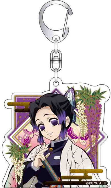 귀멸의 칼날 아크릴 캐릭터 키링 열쇠고리 가방고리 애니메이션 굿즈, C-13