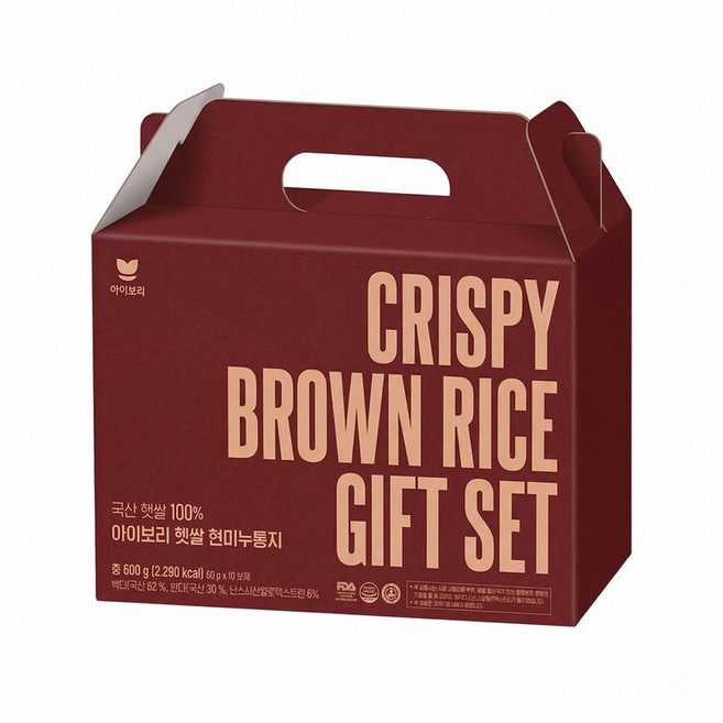 아이보리 가마솥 현미누룽지 60g 10개 1박스