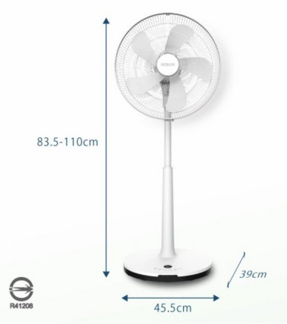 禾聯 16吋 智能變頻DC風扇 HDF-16AH510 變頻無線遙控立扇