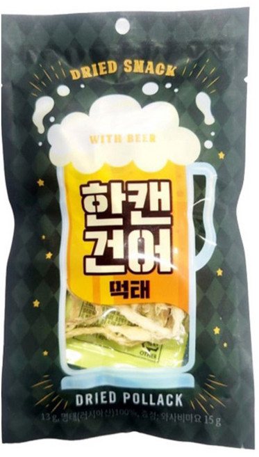 한캔건어먹태, 13g, 3개
