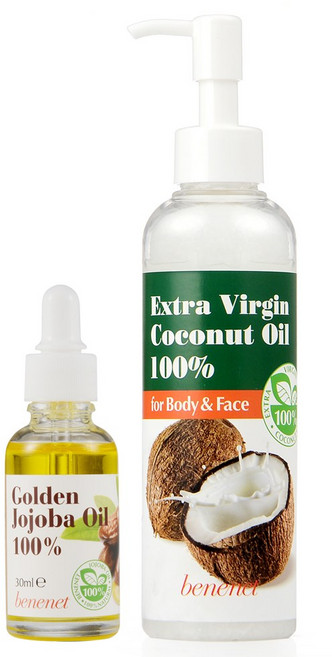 베니넷 코코넛오일100% + 호호바오일100%, 1개, 200ml