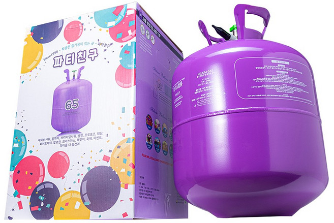 헬륨가스 65개용 헬륨풍선 프러포즈 풍선, 1세트