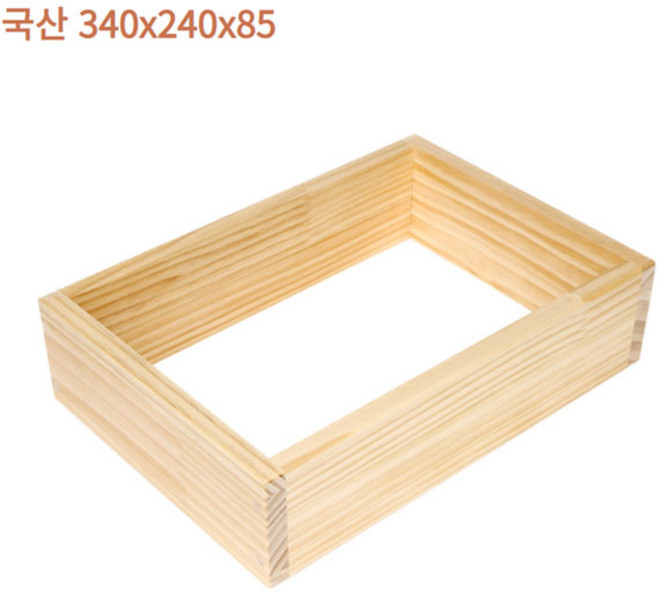 국산 나무 카스테라틀 (대) 340x240x85, 1개