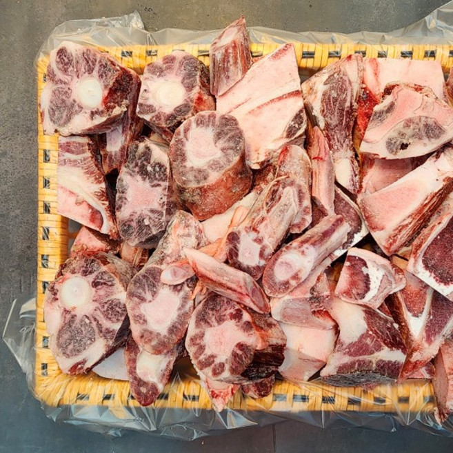 한우 소꼬리 (거세) (찜탕용) 반골, 1개, 5kg