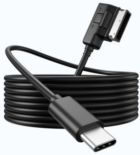 MUMUMAB USB-C to AMI MMI AUX 케이블 iPhone 16 15 및 기타 타입 C 기기용 VW 아우디 A3A4A5A6A7A8S4S6S8Q5Q7R8TT 2011, MUMUMAB USB-C to AMI MMI AUX 케