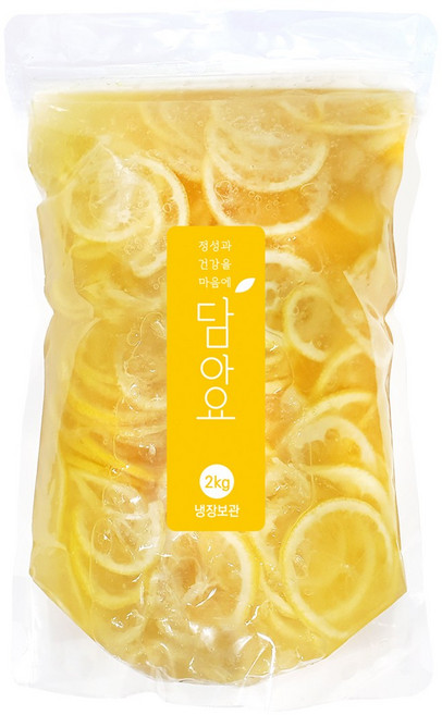 담아요 수제 레몬청(슬라이스) 정백당, 2kg, 1개입, 1개