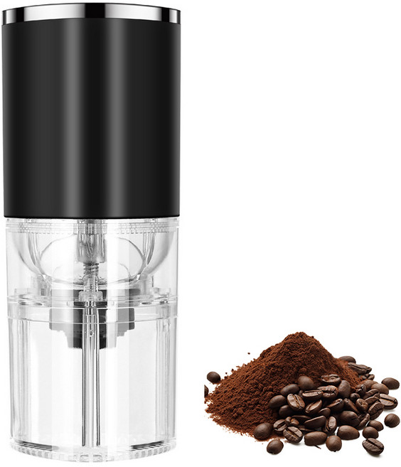 Shipshape 가정용 소형 커피 그라인더 전동핸드메이드커피머신 간편한 휴대, 1개, 블랙01