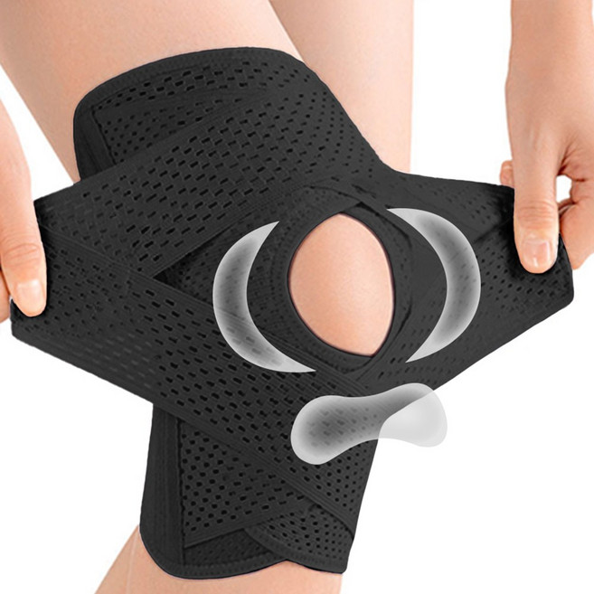 유큐어 뉴테이핑 무릎 압박 보호대 아대, 1개