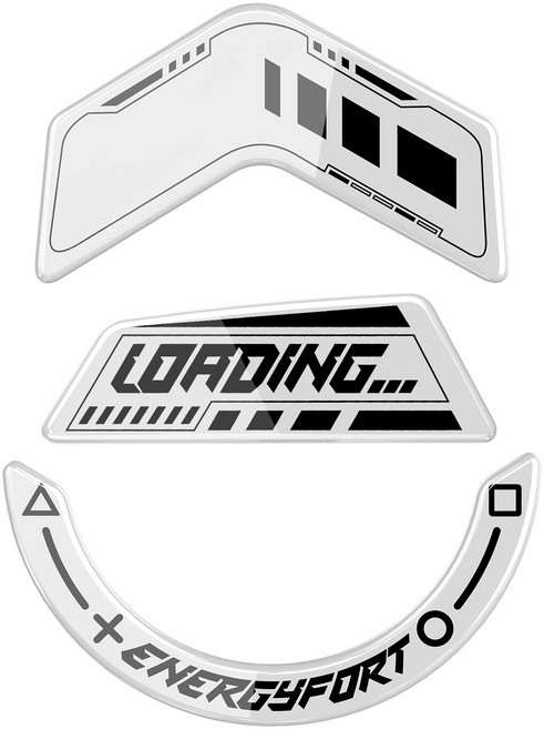 시카이 G502 X 적용 마우스 피트 마우스 스케이트 스케이터 글래스 소재 마우스 피트 강 내구성 빠른 글라이딩 게이밍 장치 E 스포츠 전용, 1개, 화이트