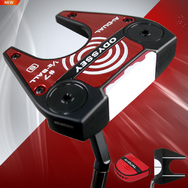 [캘러웨이] 26년형 오디세이 AI DUAL 7번 12볼 S 퍼터(병행수입), 83.82cm/33인치(피스톨그립)