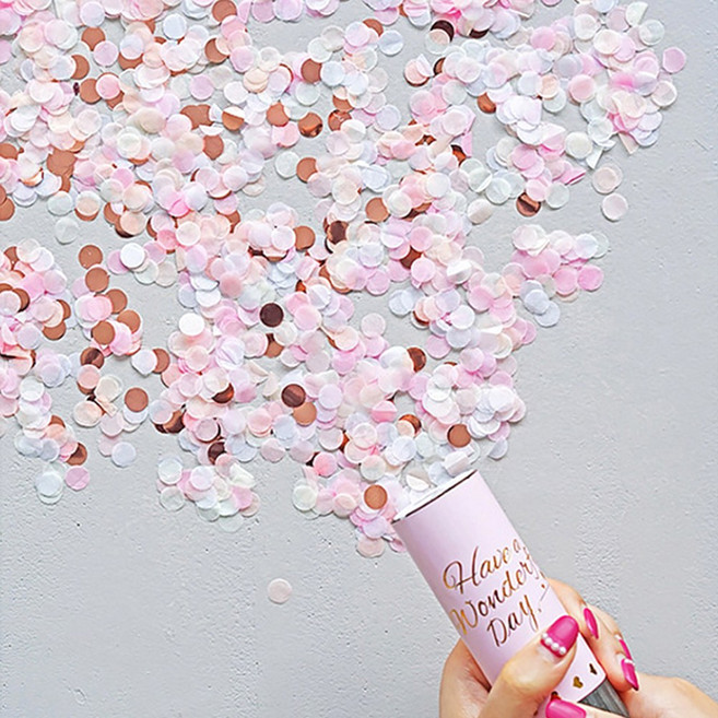 fooi 꽃가루 폭죽 플라워샤워 파티폭죽 생일축하 촬영소품 꽃잎 폭죽, 5개, 1. 라벤더