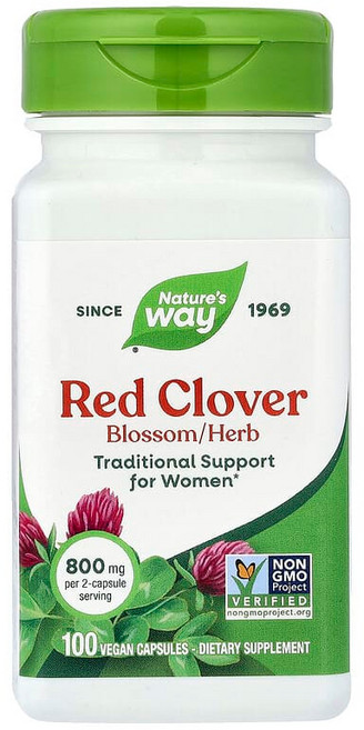 Nature's Way 붉은 토끼풀 베지 캡슐 100정(캡슐 1정당 400mg) NWY-16000, 1개