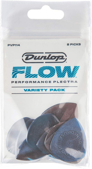 Jim Dunlop (체육관 던롭) PVP114 Flow Pick Variety Pack 플로우 픽 버라이어티 팩, 1개