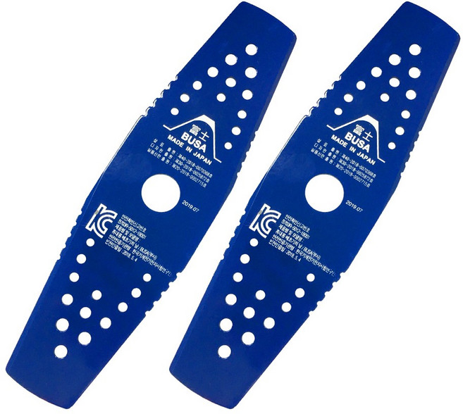 미나가와 부사 이도날 예초기날 300mm(가벼운 홀형) 일본생산품, 2개