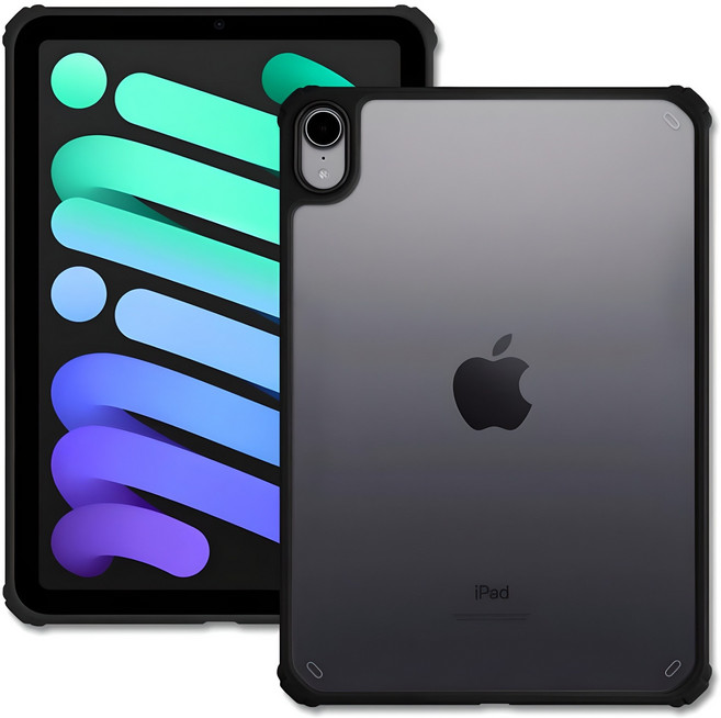 라이노핏 클리어쉴드 S 태블릿PC 케이스, 블랙, 1개