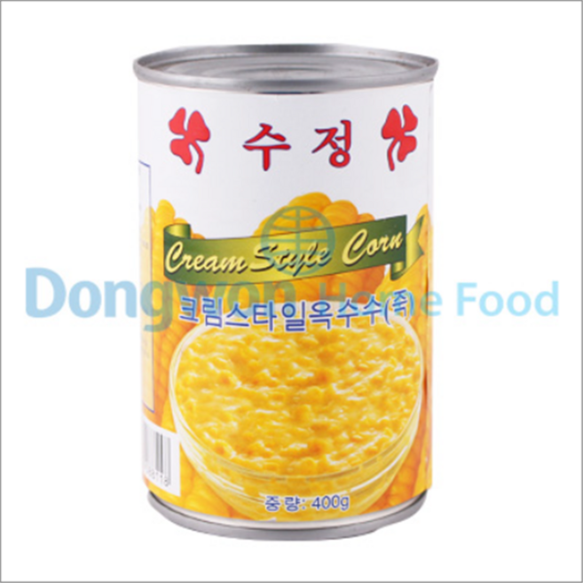 화풍 수정 크림스타일 옥수수(죽) 400g, 1개
