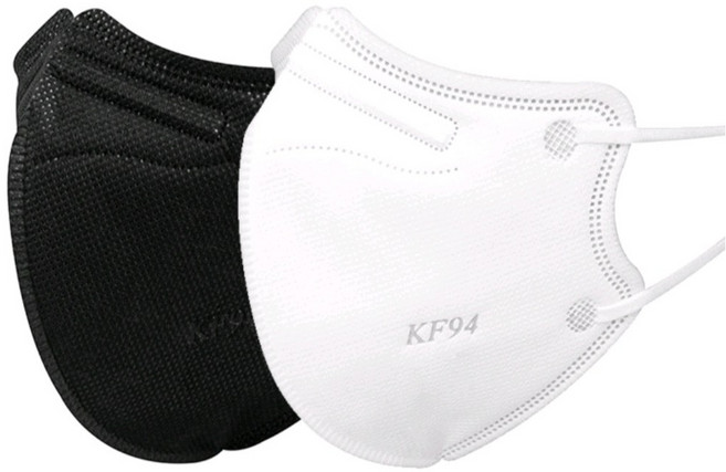 프리미엄 kf94 새부리형 개별포장 닥터 펩스토리, 화이트블랙, 20개, 5매입