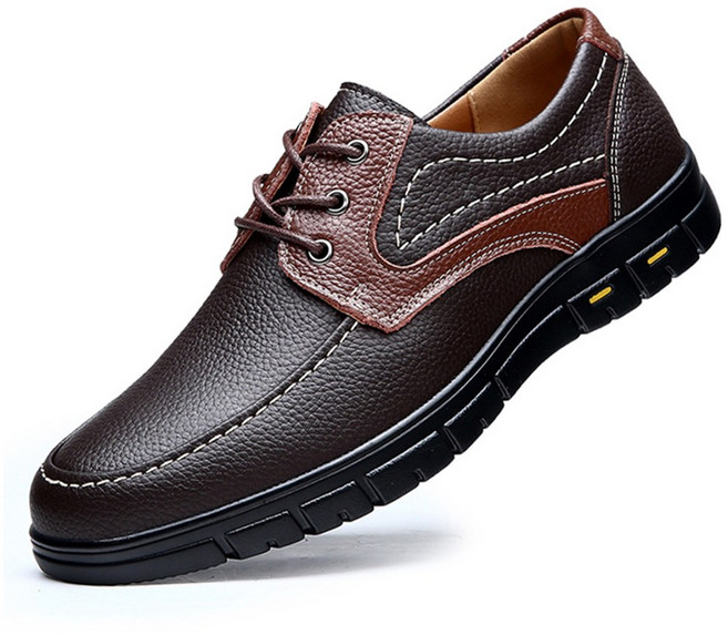 (보이앤맨) 소가죽 남자 캐주얼화 남성 정장 신사화 편한 단화 신발 슈즈 (사이즈 235/240/245/250/255/260/265/270/275/280/285)