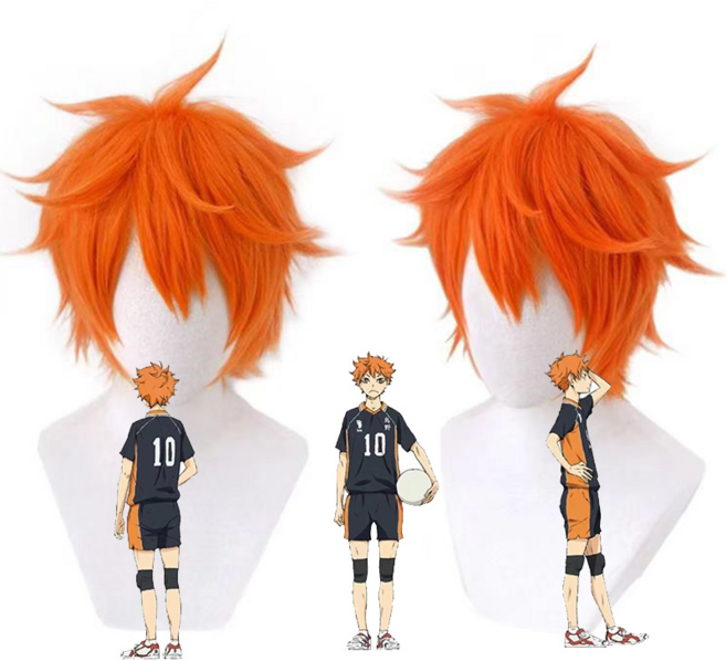 코스프레 하이큐!! 캐릭터 가발 할로윈 이벤트, 히나타 쇼요, 1개