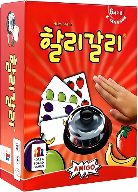 코리아보드게임즈 아미고 할리갈리 순발력 게임, 혼합색상, 1개