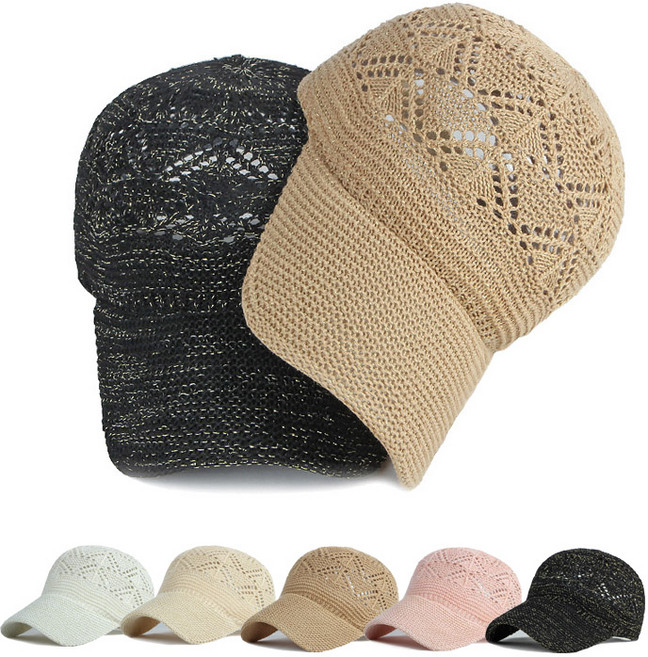 펀칭 메쉬 시원한 햇빛차단 학생 중년여성 여름모자 니트짜임 펄사 여성 볼캡