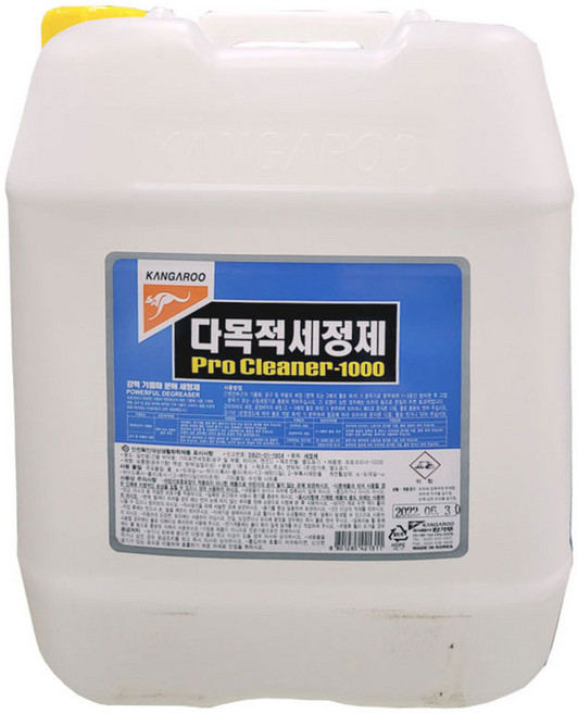 캉가루/프로크리너-1000/18리터/다목적세정제/말통, 1개