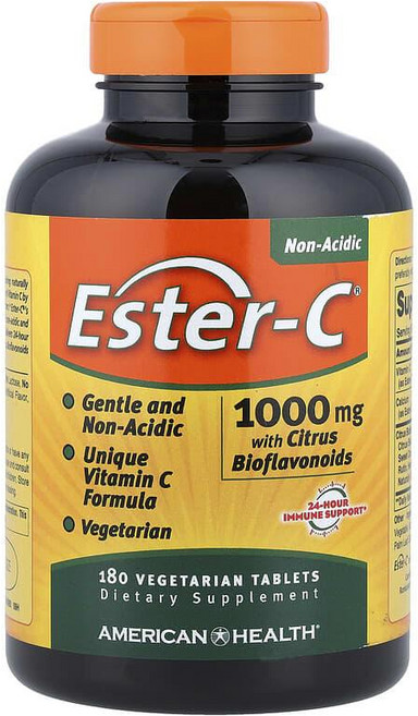 아메리칸헬스 이스터C 시트러스 바이오플라보노이드 1000mg 베지테리언 180정, 1개