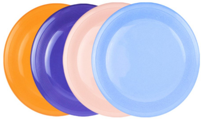 MDD 애견 원반던지기 보더콜리 플라잉디스크, 퍼플