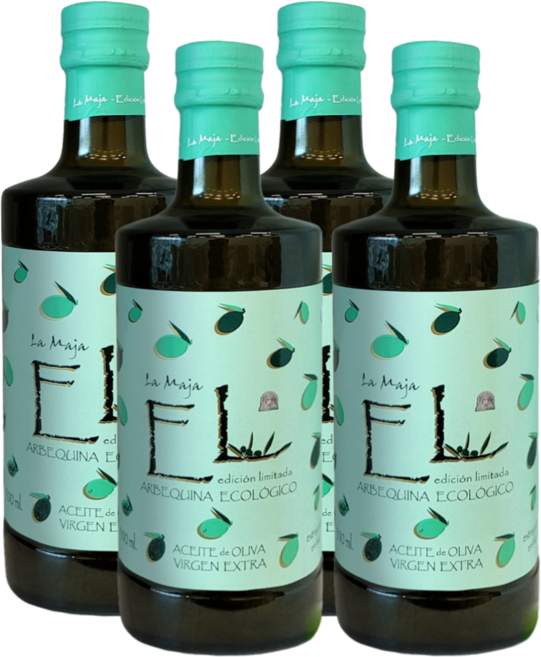 스페인 라마야 유기농 엑스트라버진 올리브오일 리미티드에디션 500ml LaMaja 쇼핑백포함, 4개