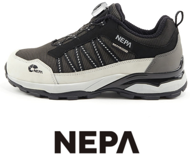 [매장발송] 네파 남여공용 안전화 KCS인증 다이얼 4인치 경량 건설 현장 농사 밭일 신발