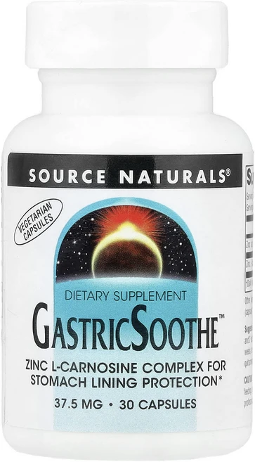 행복하고 건강하게 Source Naturals GastricSoothe 37.5mg 캡슐 30정 백년회로하세요, SourceNaturalsGastricSoothe375, 1개 - 쿠팡