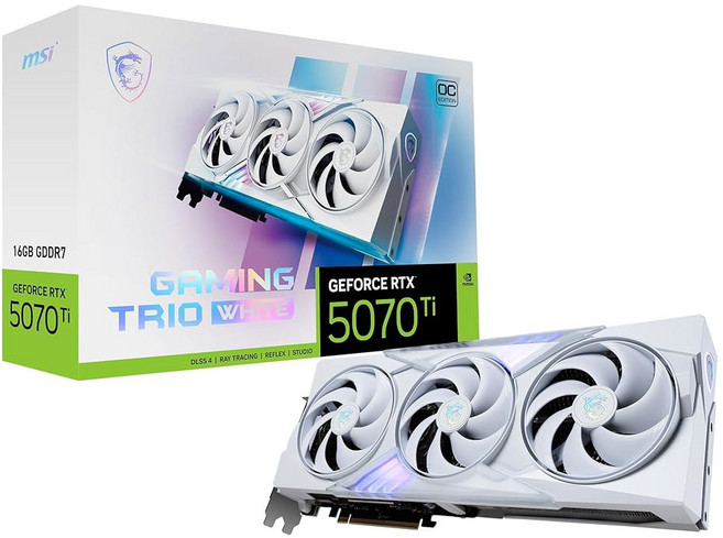 MSI NVIDIA GeForce RTX 5070 Ti 16G 게이밍 트리오 OC 플러스 그래픽 카드 - 12GB GDDR728GB/s 256비트 PCIe 50 TRI FROZR, 2 GeForce RTX 5070 Ti 16G Gami