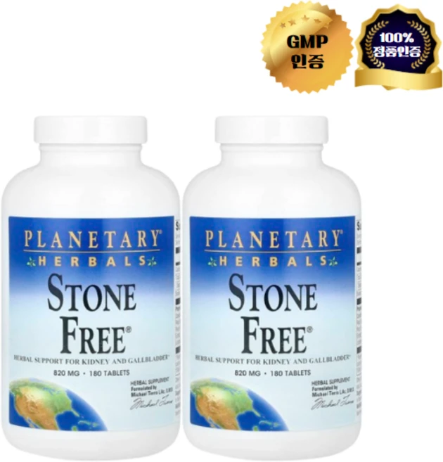 1+1 플래니터리 허벌 스톤프리 820mg 180정, 2개 - 쿠팡