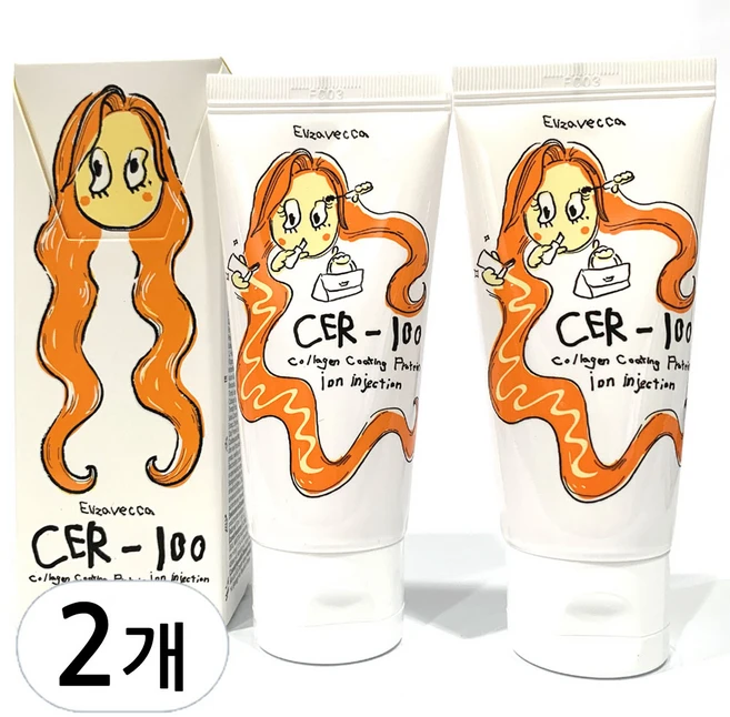 엘리자베카 밀키피기 콜라겐 코팅 프로틴 이온 인젝션, 50ml, 2개 - 쿠팡