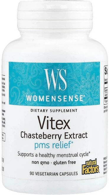 내추럴팩터스 WomenSens 바이텍스 체이스트베리 추출물 80mg 아우쿠빈 캡슐 90정, 1개, 120g - 쿠팡