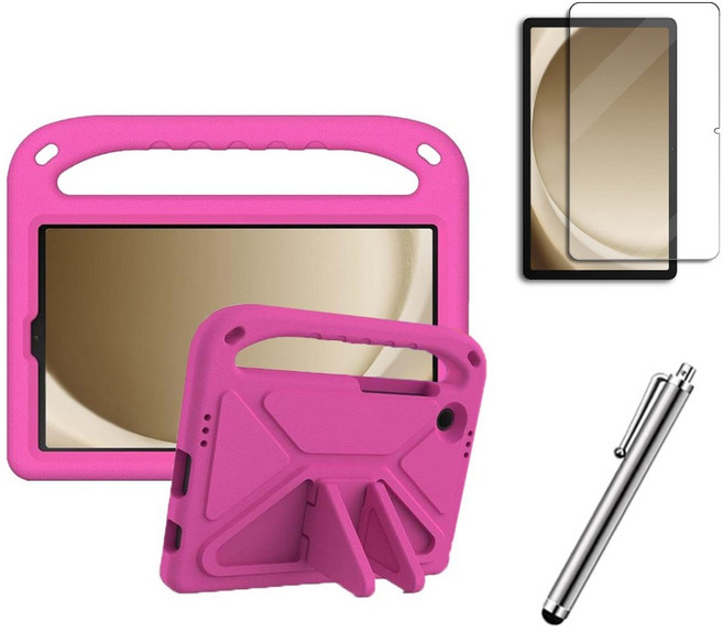 갤럭시탭A9 A9플러스 호환 에바폼 스탠드 케이스 커버 A9+ 케이스나라, 핑크