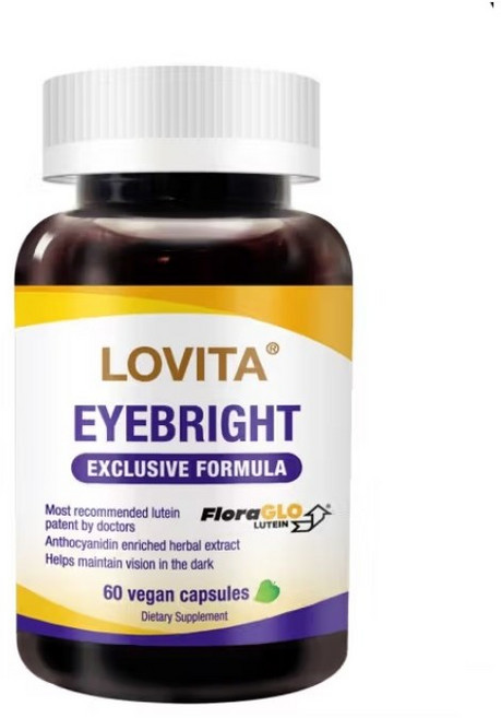 Lovita 愛維他 愛視卡爾葉黃素複方膠囊 德國原裝 60日份, 60顆, 1個