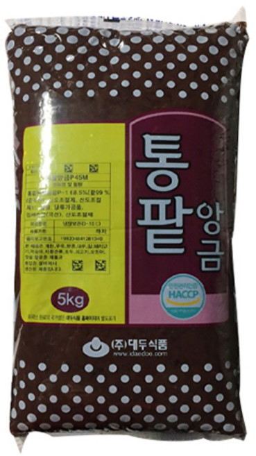 7012. 통팥앙금(프리미엄45M) - 대두5kg [하절기 아이스박스 무료], 5kg, 1개