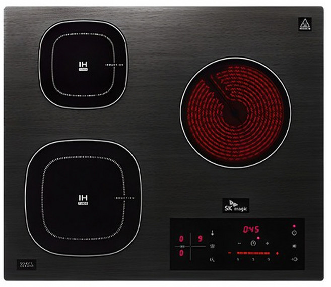 SK매직 하이브리드 인덕션 전기레인지 3구, 빌트인, ERA-BTS33