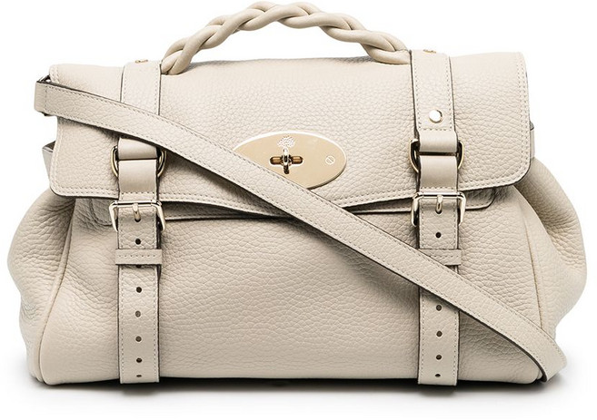 멀버리 알렉사 턴락 토트 백