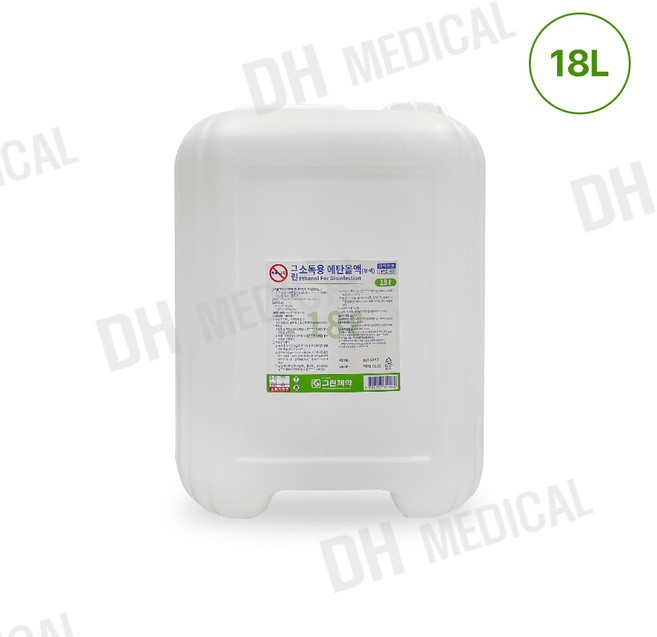 그린제약 소독용 에탄올 18L, 1개
