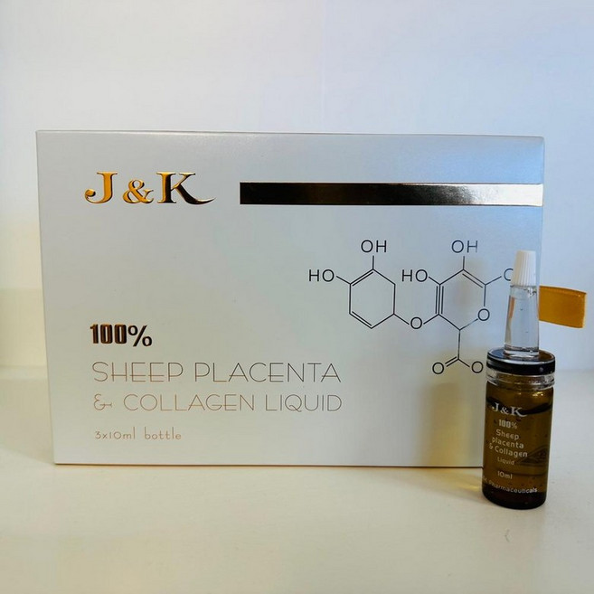 J&K 양태반 & 콜라겐 리퀴드 앰플 홈케어 10ml 3개입, 2개