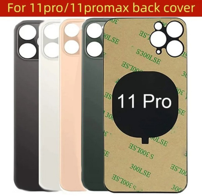 아이폰 11 프로 맥스 후면 유리 커버 패널 배터리 교체 부품 새 로고 하우징 큰 구멍 카메라, 06 11 Pro Max Green