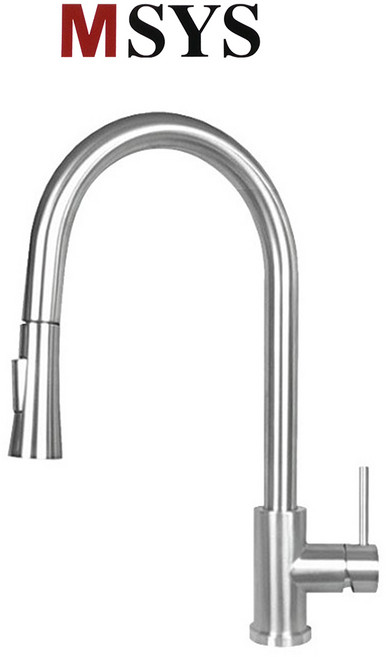 한샘 엠시스 거위목 주방수전 SMF700 무광실버 싱크대수전 국산, 1개