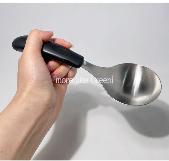 (일본)카이 스텐 큰스푼 스푼국자 서빙스푼 요리스푼 수프국자 스프국자, 1개